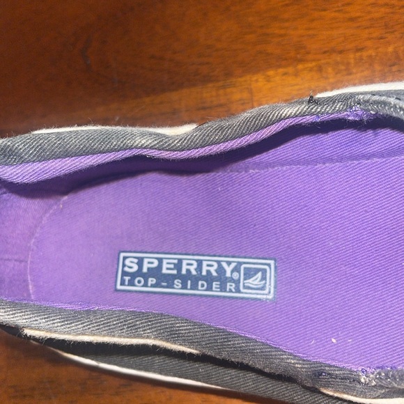 Sperry Ladies Bahama Canvas Shoes Boat Top Sider Size 7.5M 9771619 Grey - Picture 8 of 11